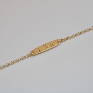 Pulseira Infantil Escrita Personalizada